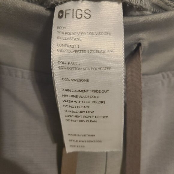 FIGS Tech Collection | Women's Gray Zamora Scrubs Jogger Pants (Size XL) - Picture 5 of 14